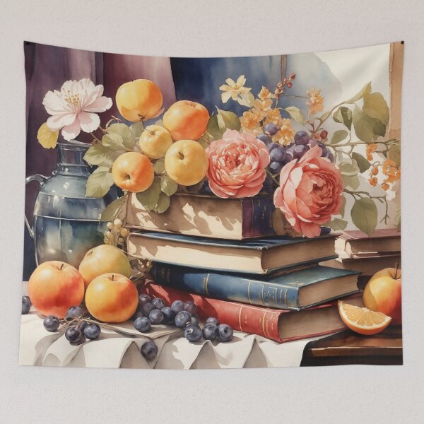 Item preview, Books, Blooms, and Bounty designed and sold by Electric-Easel.