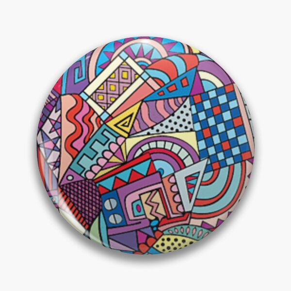 Item preview, Art color geometry pattern designed and sold by bayanshop23.