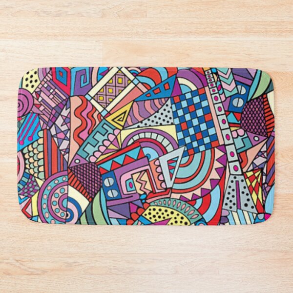 Item preview, Art color geometry pattern designed and sold by bayanshop23.