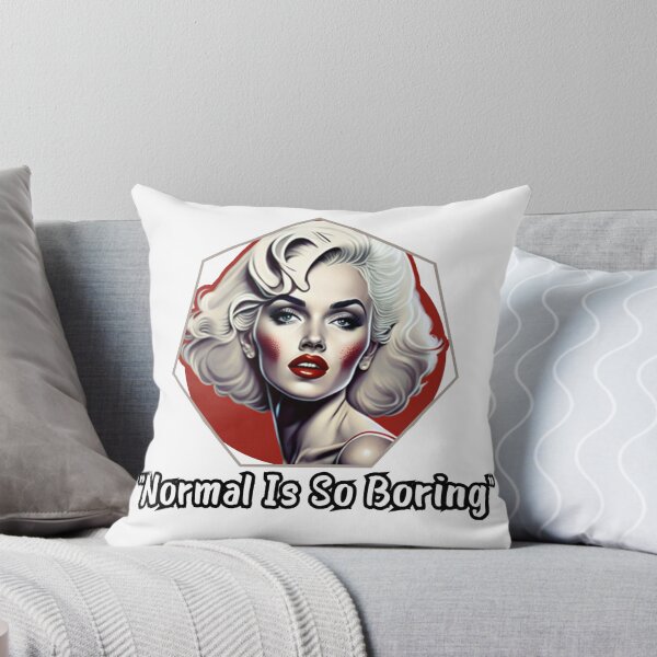 Item preview, NORMAL IS SO BORING ICONIC PHRASE MARILYN designed and sold by playback63.