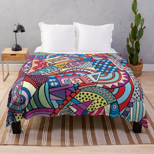 Item preview, Art color geometry pattern designed and sold by bayanshop23.