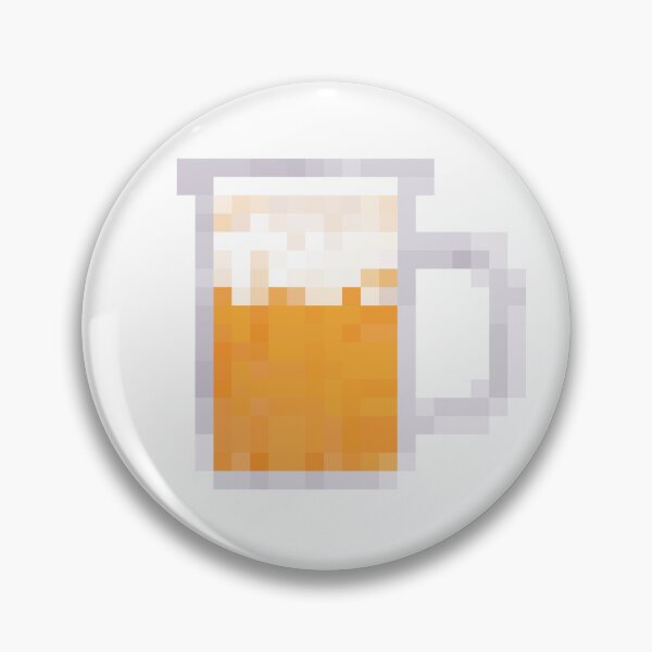 Item preview, Pixel Beer Mug designed and sold by pixeltowntees.