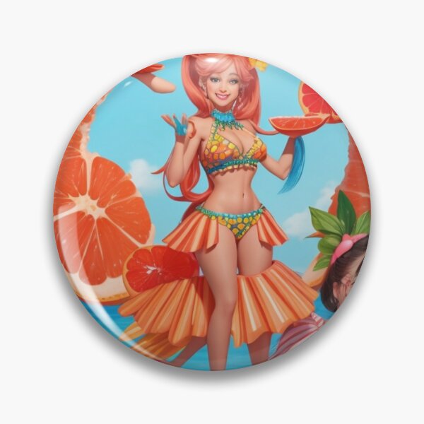 Item preview,  "Playful Grapefruit Spectacle: Bold and Refreshing" designed and sold by FemmeFlair.