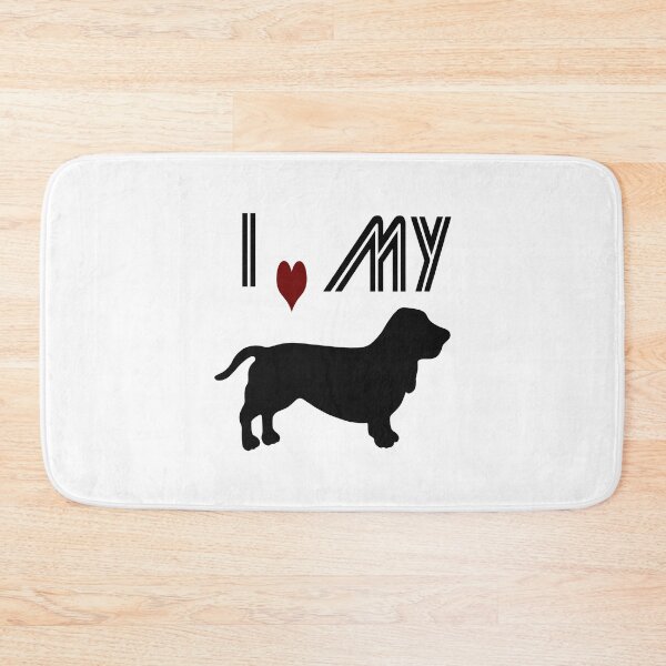 Item preview, I Love My Basset Hound designed and sold by raineOn.
