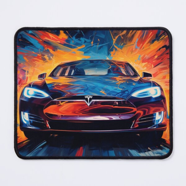 Item preview, Tesla Art, Modern Car Art, 001 designed and sold by abundancevibes.