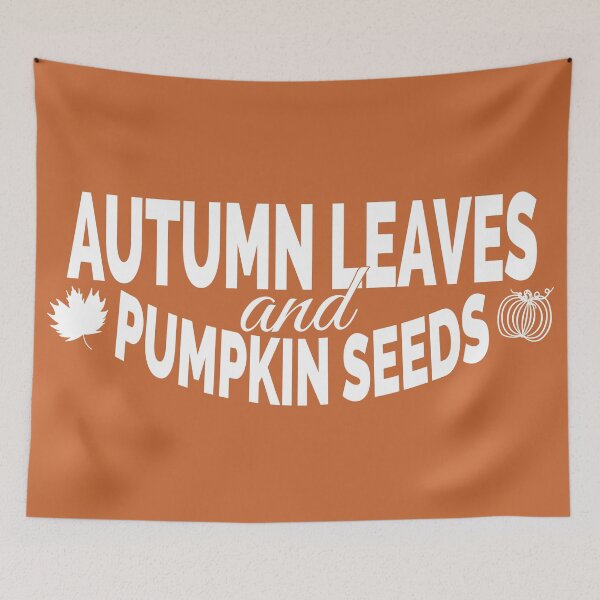 Item preview, Autumn Leaves and Pumpkins Seeds, Fall Season, Autumn, Fall Color, Thanksgiving designed and sold by DogLifeCo.