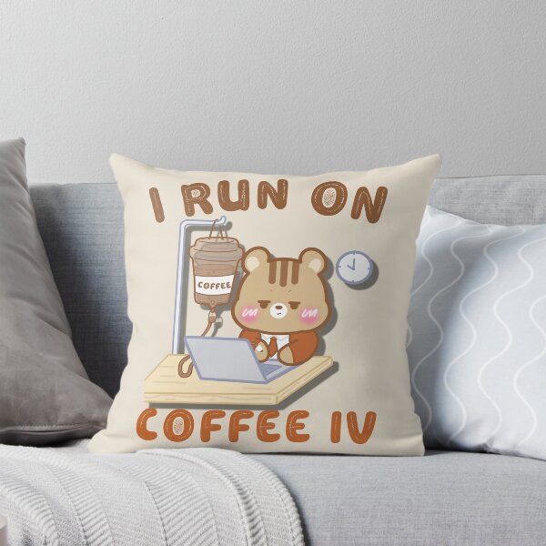 Item preview, Cute Kawaii Chipmunk I RUN ON COFFEE IV designed and sold by cutecozynook.