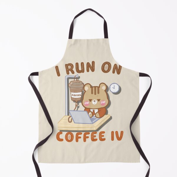 Item preview, Cute Kawaii Chipmunk I RUN ON COFFEE IV designed and sold by cutecozynook.