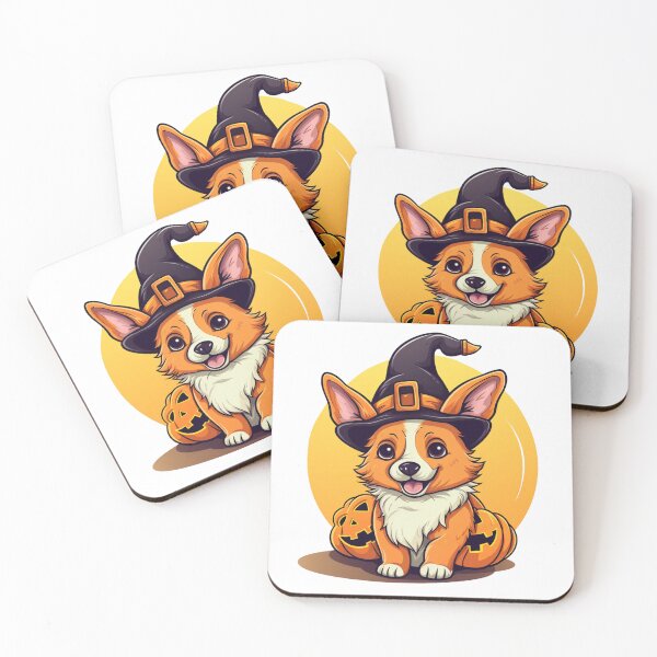 Item preview, Pumpkin Corgi Halloween Cute Corgi in Pumpkin Costume designed and sold by ArtFromBeyond.