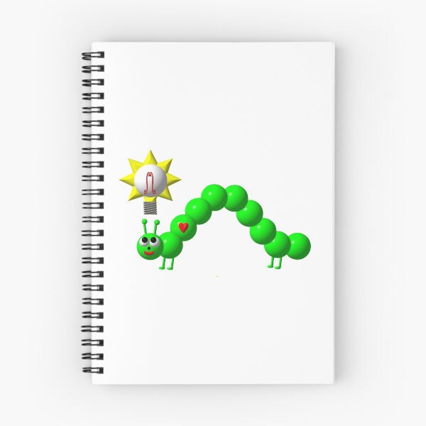 Item preview, Cute inchworm with an idea designed and sold by Artist4God.