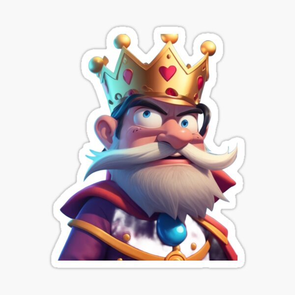 New King Emperor Emote - Clash Royale 