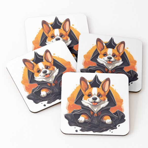 Item preview, Pumpkin Corgi Halloween Cute Corgi in Pumpkin Costume designed and sold by ArtFromBeyond.