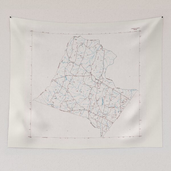 Item preview, Loudoun County VA Map (1981) designed and sold by BravuraMedia.