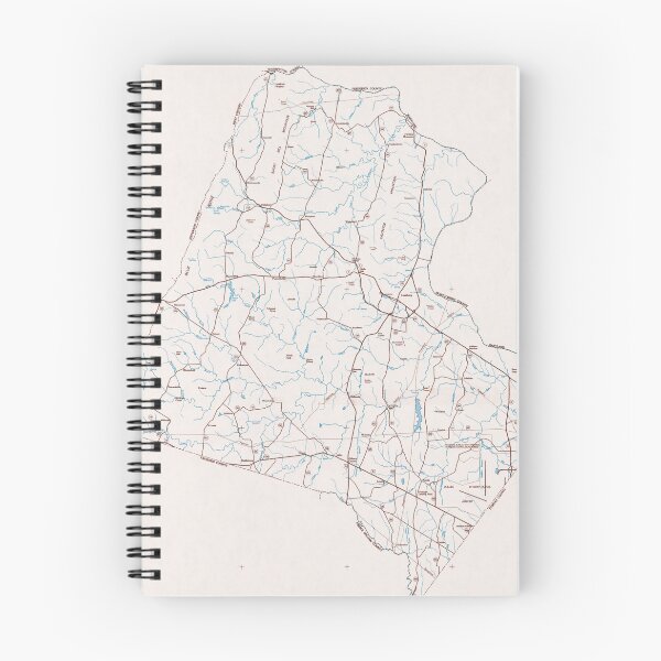 Artikelvorschau, Karte von Loudoun County, VA (1981) entworfen und verkauft von BravuraMedia.