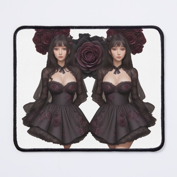 Item preview, Graceful Midnight Blooms: Harmonious Floral Melody designed and sold by FemmeFlair.
