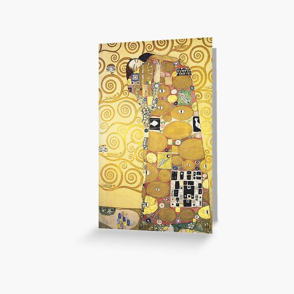 Aperçu de l'œuvre L'étreinte de Gustav Klimt créée et vendue par PZAndrews.