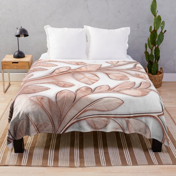 Item preview, Rose Gold-Marble Flower Design designed and sold by BirdsnStuff.