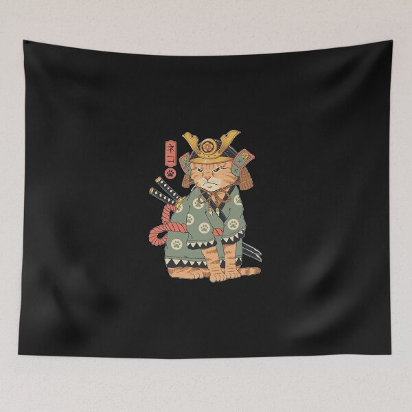 Item preview, Neko Samurai Essential T Shirt designed and sold by JosefSchmidtd.
