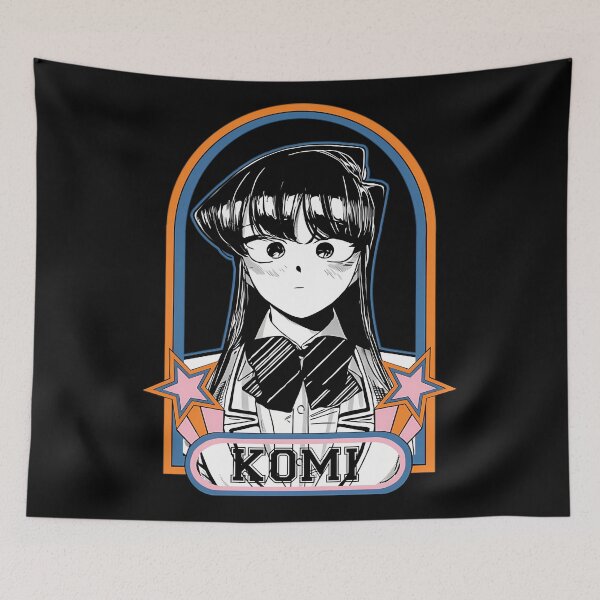 Item preview, Komi Can't Communicate Komi San Retro - Komi Shouko designed and sold by WriliesSpears.