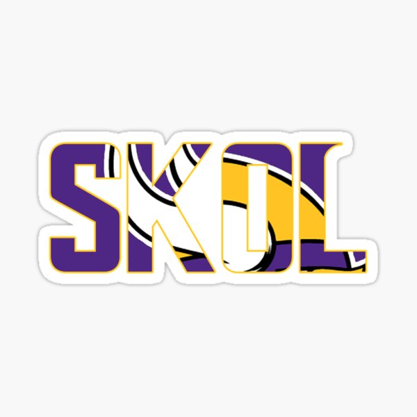 Minnesota Vikings SKOL NFL Football Premium Vinyl Decal Sticker - SKOL  Vikes! |