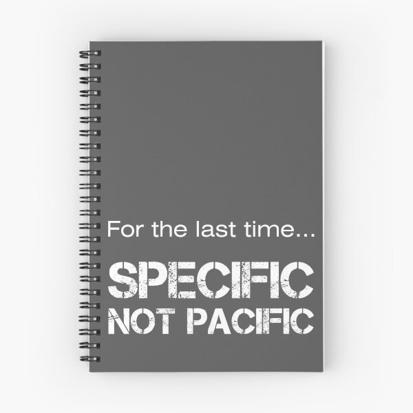 Item preview, Funny Grammar - Specific Pacific Pedantic Quote designed and sold by kateshephard.