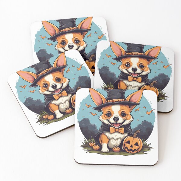 Item preview, Pumpkin Corgi Halloween Cute Corgi in Pumpkin Costume designed and sold by ArtFromBeyond.