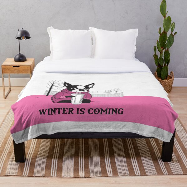 Item preview, Winter is coming - Boston terrier edition designed and sold by BaltsGasp.