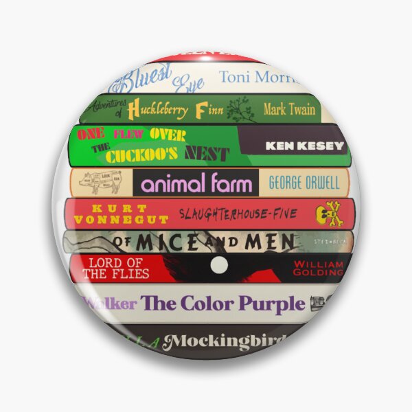 Aperçu de l'œuvre Pile de livres interdits 1 créée et vendue par WrayDesign.
