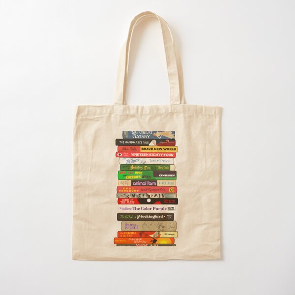 Vista previa del artículo con la obra «Pila de libros prohibidos 1», diseñado y vendido por WrayDesign.