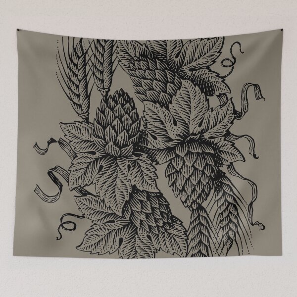 Item preview, Vintage Hops Craft Beer Design designed and sold by Fragoutdesign.