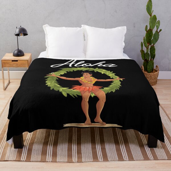 Item preview, Young male Hula dancer Aloha designed and sold by TheTrendsDesk.