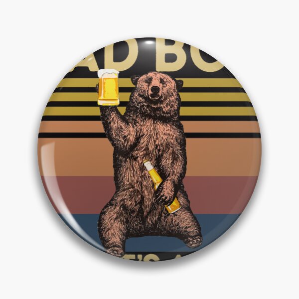 Item preview, It's Not A Dad BOD It's Father Figure Bear Beer Lover Vintage Retro  designed and sold by DANILUMS.