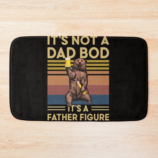 Item preview, It's Not A Dad BOD It's Father Figure Bear Beer Lover Vintage Retro  designed and sold by DANILUMS.