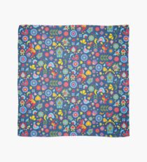 Scandinavian folk art garden Scarf