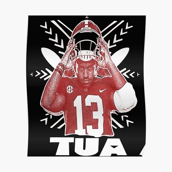 : American Football Player Tua Tagovailoa Poster 40 Painting On  Canvas Wall Art Poster Scroll Picture Print Living Room Walls Decor Home  Posters 20x20inch(50x50cm): Posters & Prints