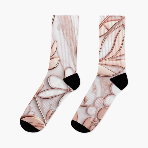 Item preview, Rose Gold-Marble Flower Design designed and sold by BirdsnStuff.