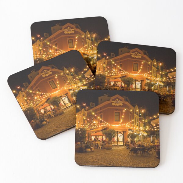 Item preview, Serving People since 1921 - Kapana Plovdiv Alfresco Restaurants at Night designed and sold by Georgia Mizuleva.