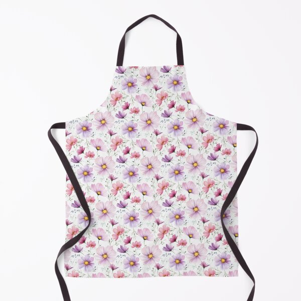 Item preview, purple and pink cosmos flower water color designed and sold by Kpinnil.