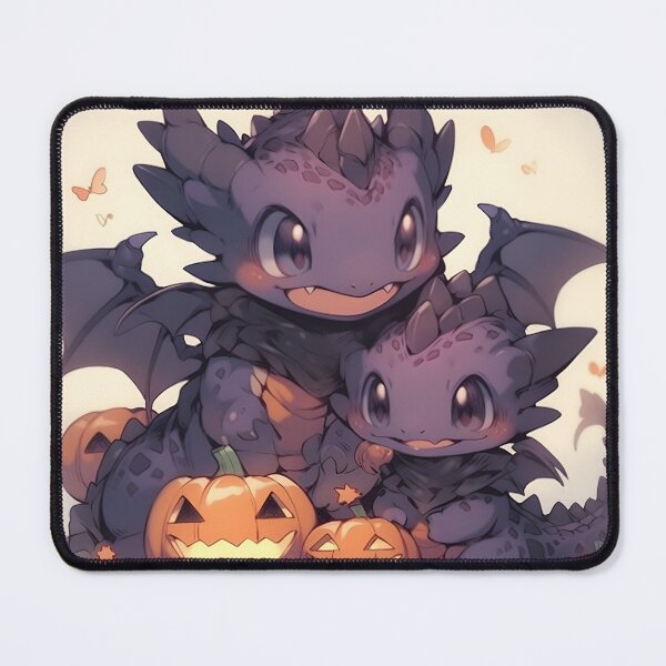 Item preview, Purple Halloween dragon family! designed and sold by HydraDreams.