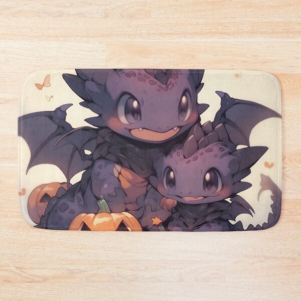 Item preview, Purple Halloween dragon family! designed and sold by HydraDreams.