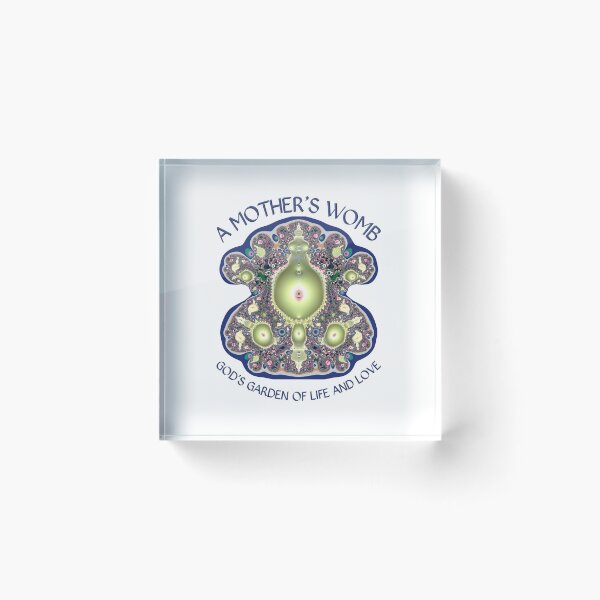 Item preview, A Mother's Womb: God's Garden of Life and Love Fractal Abstract designed and sold by Artist4God.