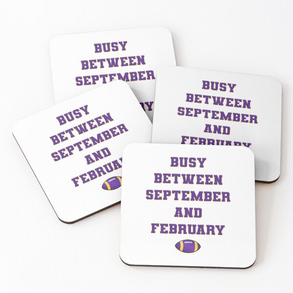 Item preview, Busy During Football Season (Vikings)  designed and sold by ellfoote.