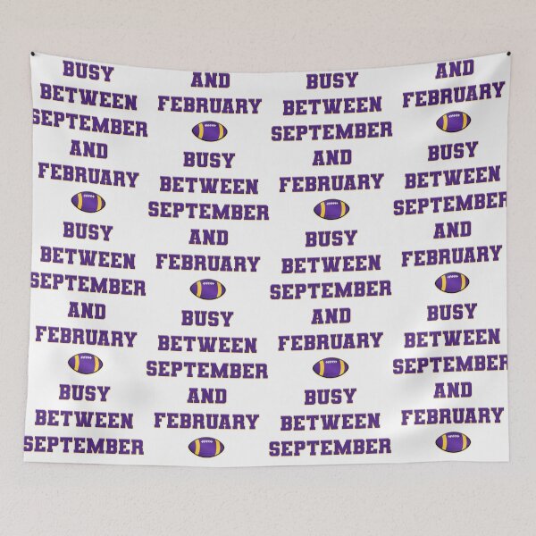 Item preview, Busy During Football Season (Vikings)  designed and sold by ellfoote.