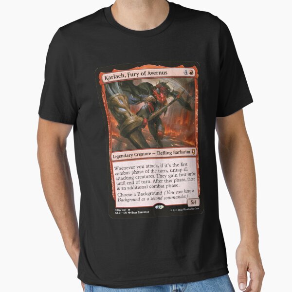 Karlach Fury of Avernus" Essential T-Shirt for Sale by delacerdaan |  Redbubble