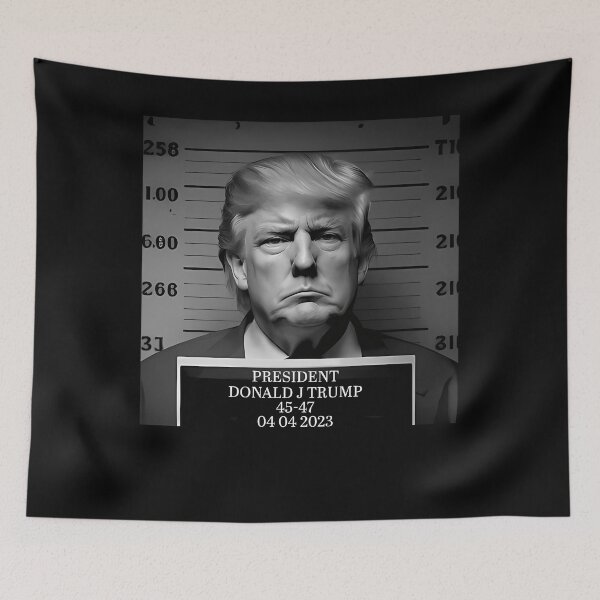 Item preview, Trump Mugshot 2024 President Trump Not Guilty designed and sold by ClothesRevolut.