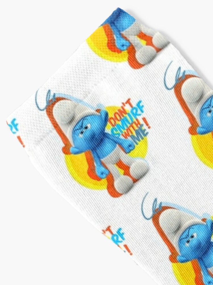 Discover The Smuurfs Grouchy Dont Smurf With Me Socks