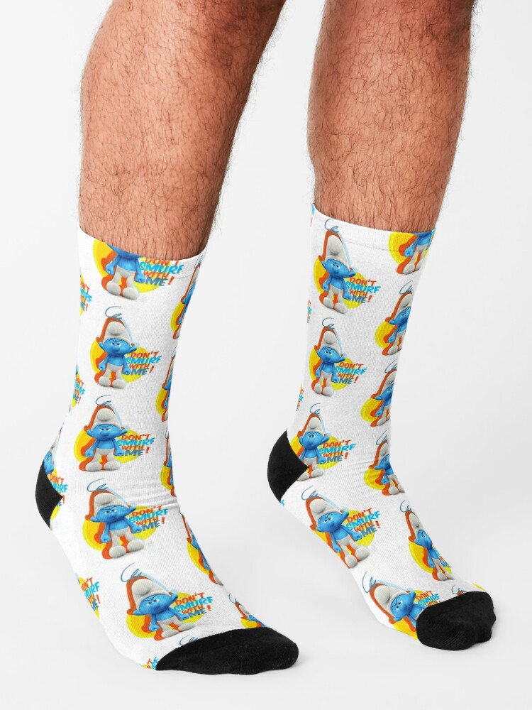 Discover The Smuurfs Grouchy Dont Smurf With Me Socks