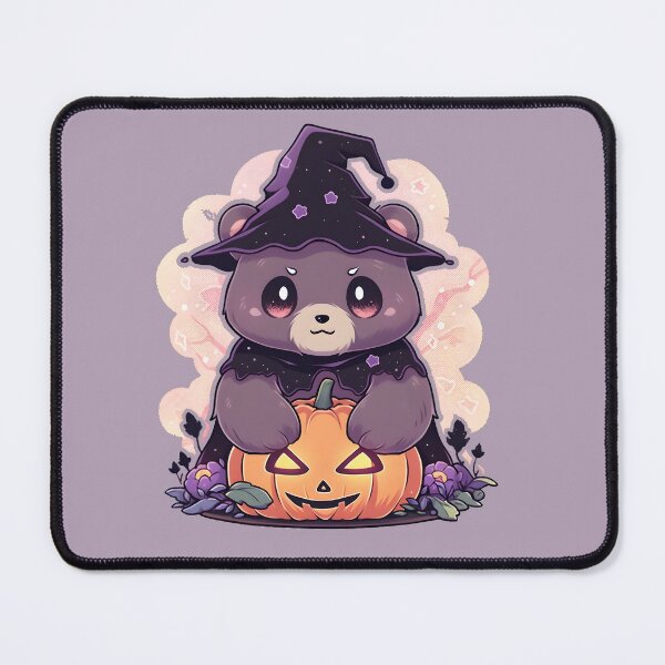 Item preview, Cute Halloween Bear with a Jack-O-Lantern designed and sold by InkedBeasts.