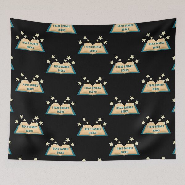 Item preview, I Read Banned Books designed and sold by WrayDesign.