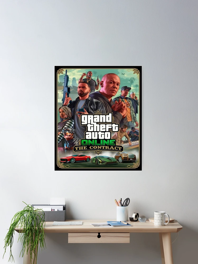  Gta 5, Grand Theft Auto v, Rockstar Games, Rockstar North, pc  Game Games poster Metal Tin Signs Modern Wall Decoration for Bedroom Office  Home Wall Home Room 8x12 Inches 